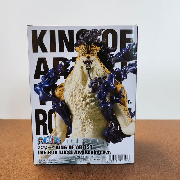 New Banpresto One Piece King of Artist Rob Lucci Awakening Figure Japan 19cm - Picture 4 of 6